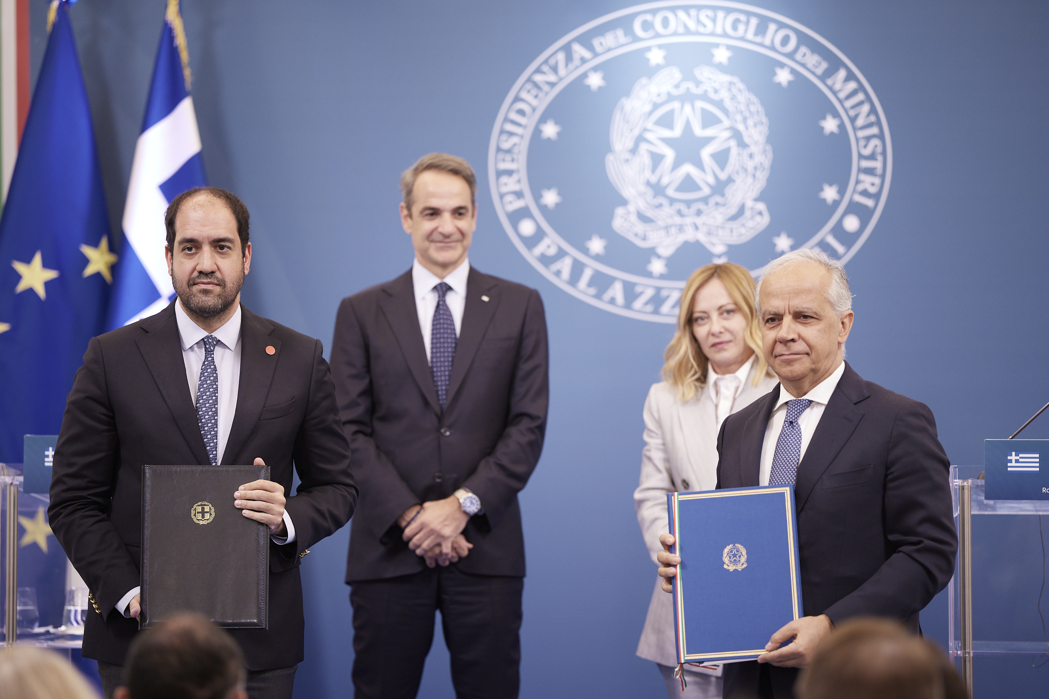 Συμμετοχή Υπουργού Κλιματικής Κρίσης και Πολιτικής Προστασίας στο Ανώτατο Συμβούλιο Συνεργασίας Ελλάδας – Ιταλίας στη Ρώμη