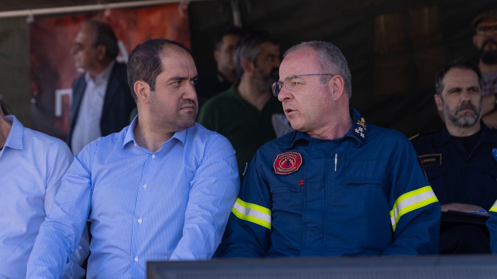 Παρουσία Υπουργού Κλιματικής Κρίσης και Πολιτικής Προστασίας Γιάννη Κεφαλογιάννη στην άσκηση «ΔΙΑ ΠΥΡΟΣ 2025»