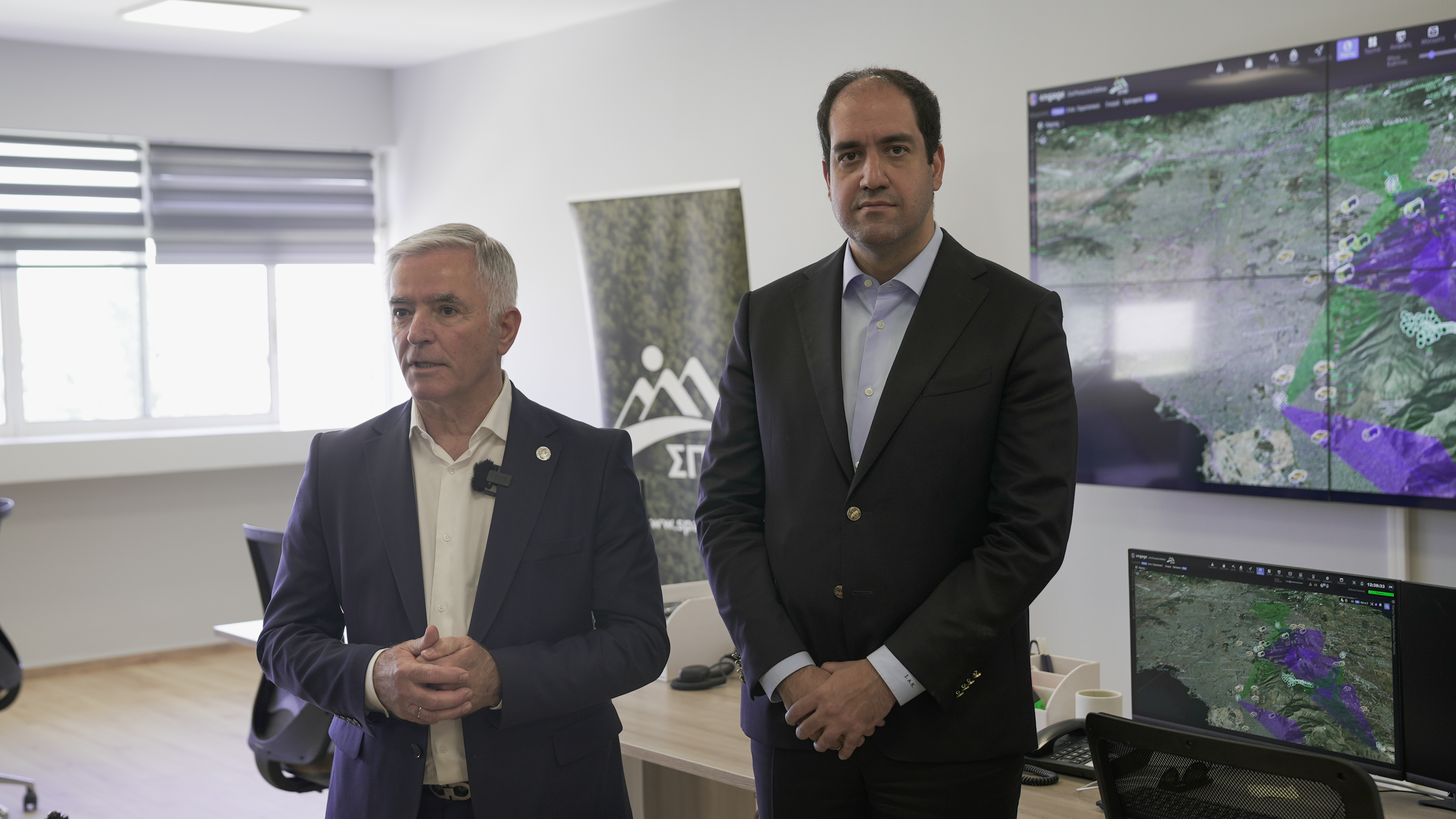 Επίσκεψη του Υπουργού Κλιματικής Κρίσης και Πολιτικής Προστασίας Γιάννη Κεφαλογιάννη στον ΣΠΑΥ